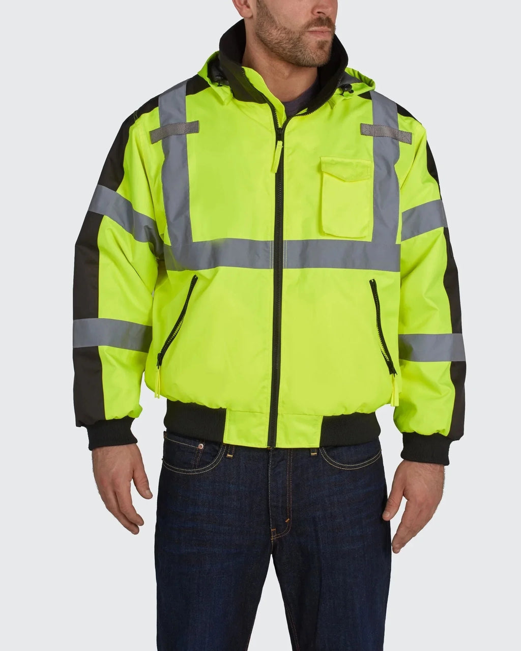 High Visibility Waterproof 3-Season Jacket L594