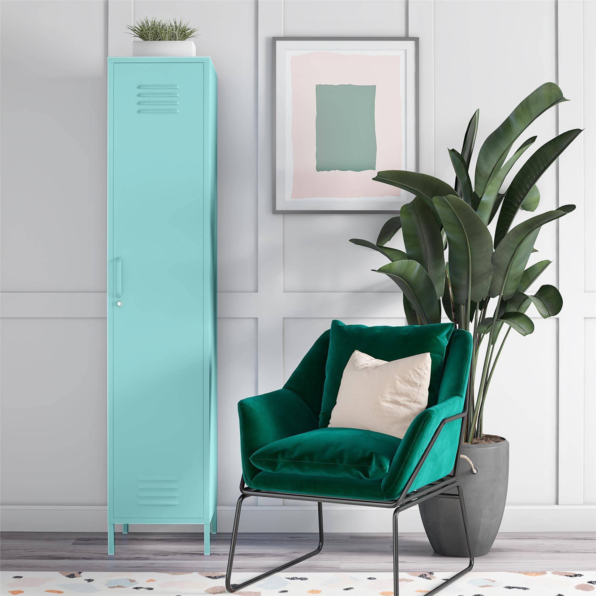 Mint Metal Locker Storage Cabinet F997