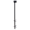Iron Root Double-Helix Earth Anchor, 3/4 inch Rod x 60 inch L x 4 inch Helix, Pack of 8 S12692
