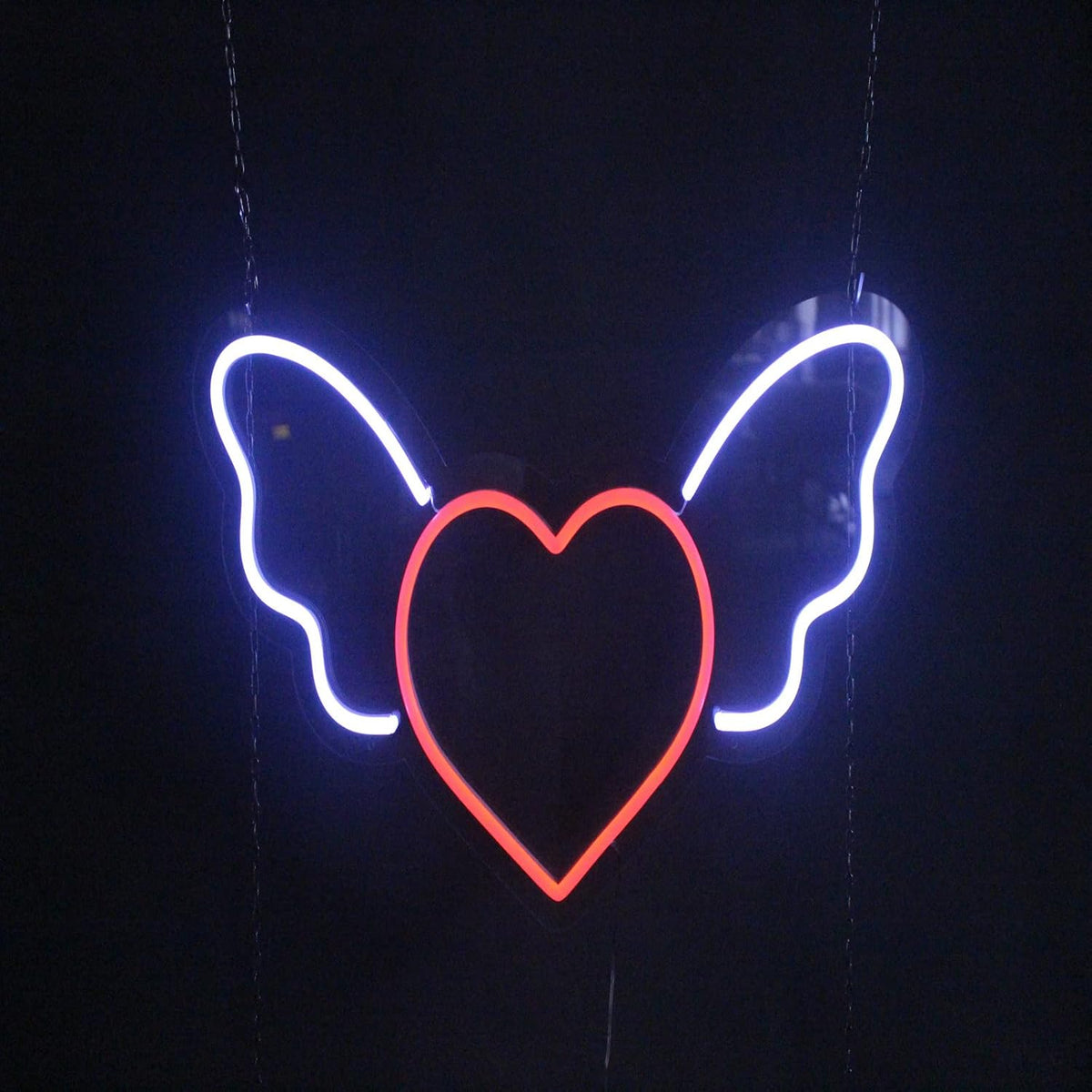 Heart Angel Wings Neon Sign Pack of 2 X5307