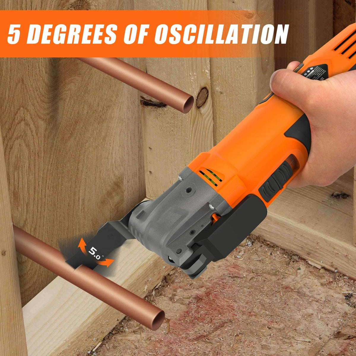 4.2 Amp Oscillating Multitool Kit with 31pcs Saw Accessories and Carrying Bag U820