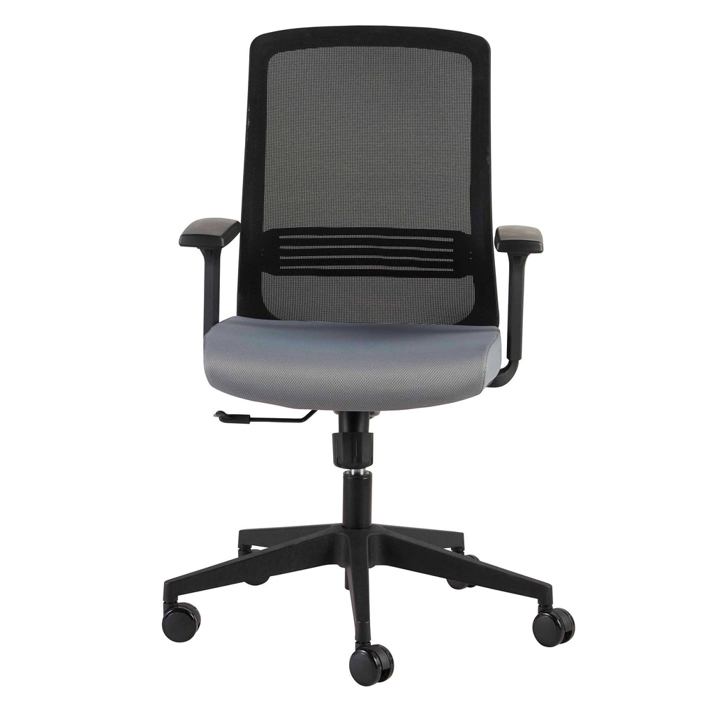 Orange Office Chair with Adjustable Arms P206455