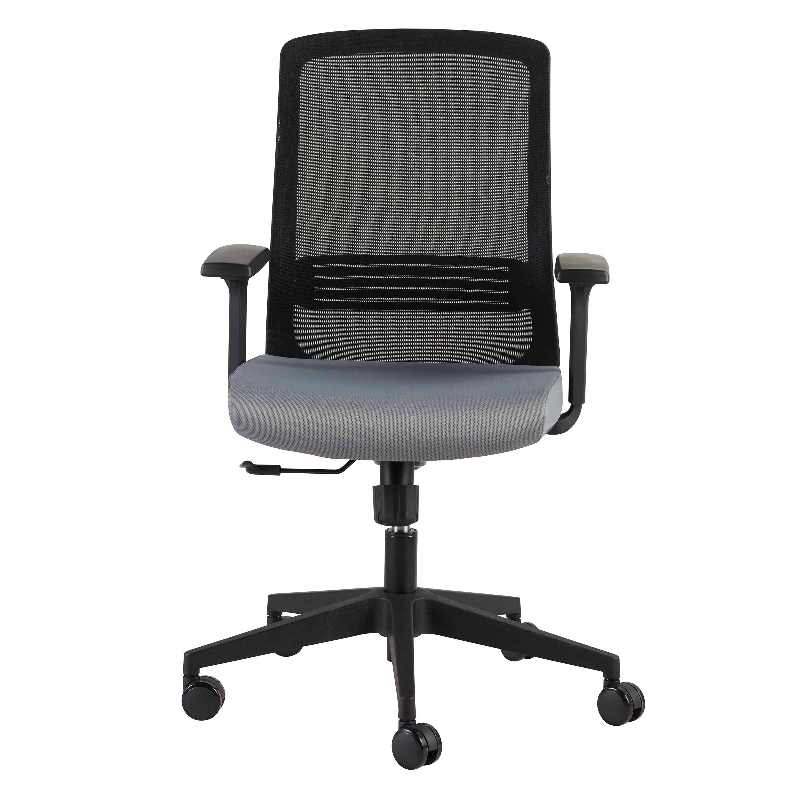Orange Office Chair with Adjustable Arms P206455