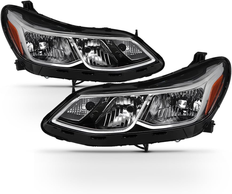Headlight Driver Pair Left Passenger Side Replacement D67376