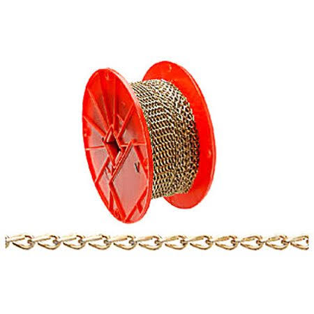 Double Jack Chain #16 by 200 Foot Zinc Plated Steel Y773430
