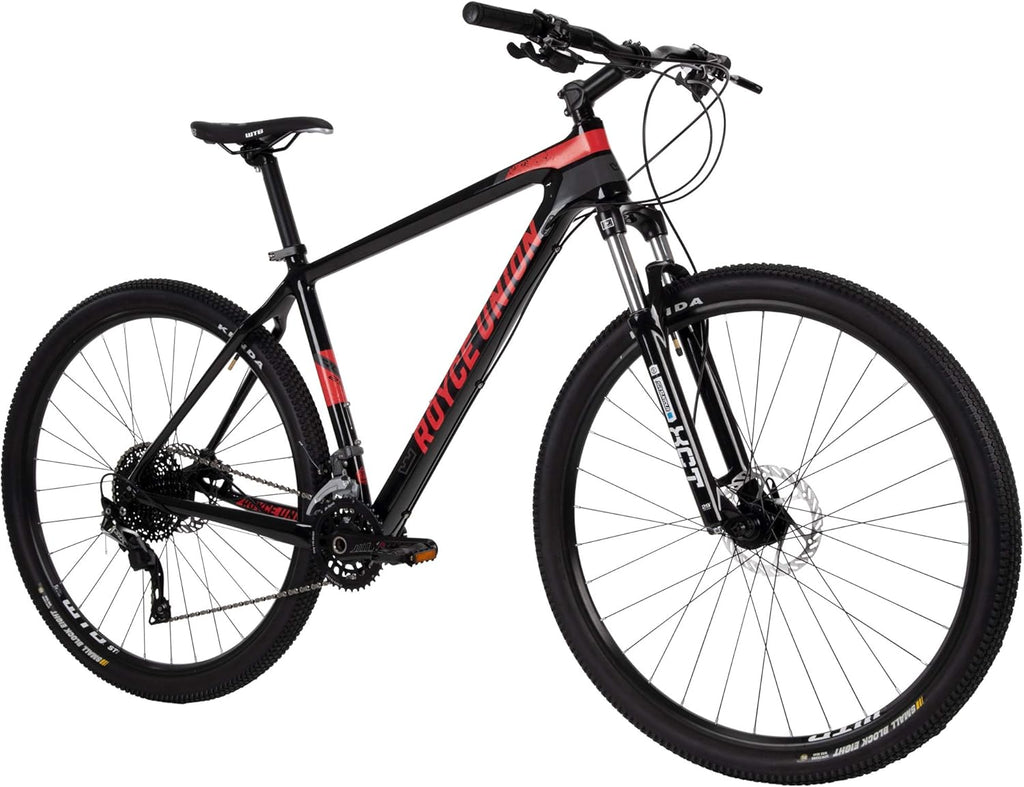 Lightweight Carbon Fiber Hardtail Mountain Bike, 22 Speed Shimano SLX Drivetrain, Hydraulic Disc Brakes M595223