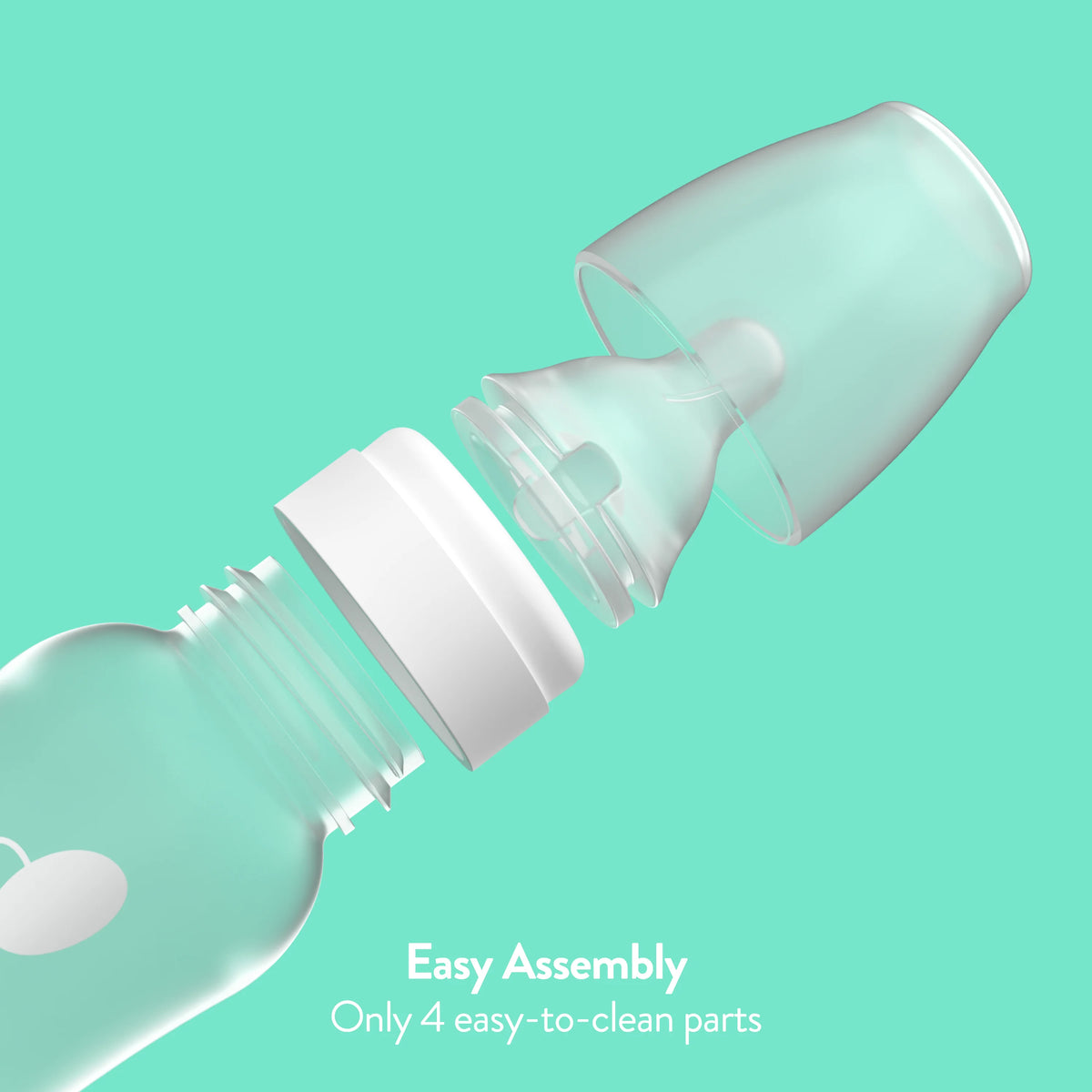 BPA-Free Plastic Baby Bottles - 9oz, Clear, 6ct Z332035