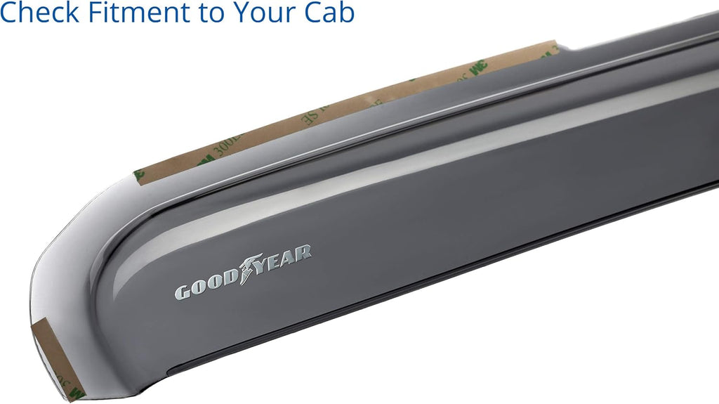 Shatterproof in-Channel Window Deflectors for Trucks, 4 pcs P46663