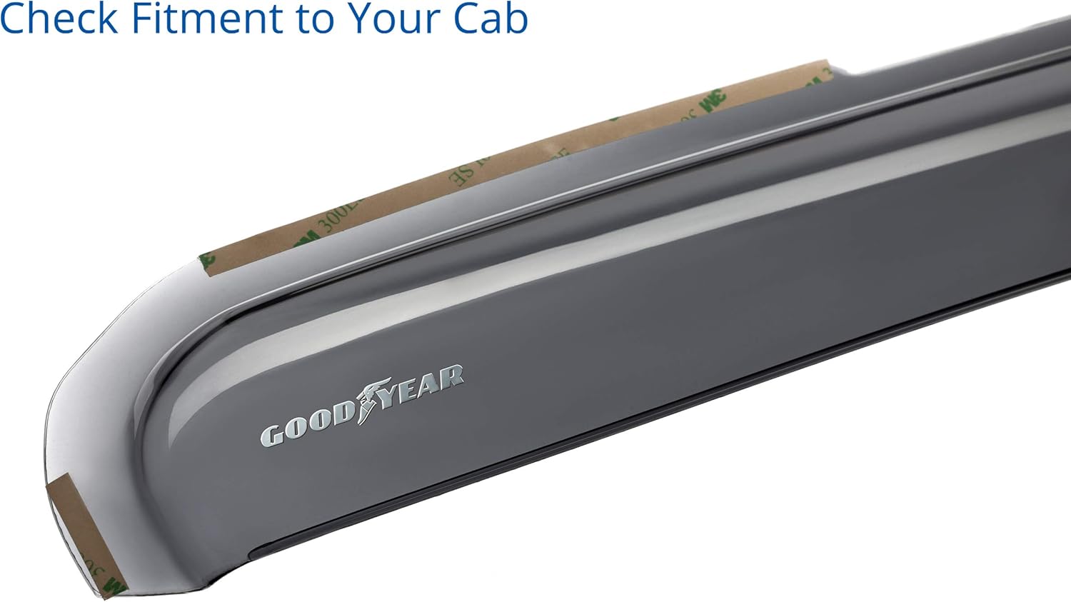 Shatterproof in-Channel Window Deflectors for Trucks, 4 pcs P46663