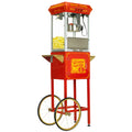 Red/Gold 8oz Popcorn Machine with Cart B15076
