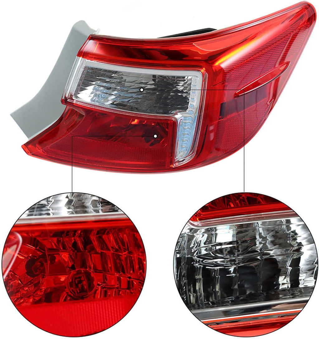 Halogen Rear Brake Tail Light Assembly Pack of 2 O7099