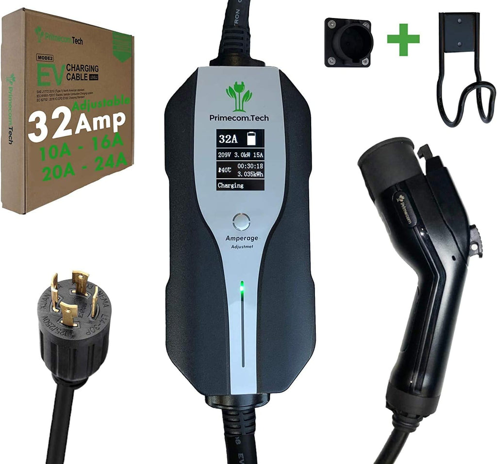 Level 2 Electric Vehicle Charger with 30Ft Cable P51689