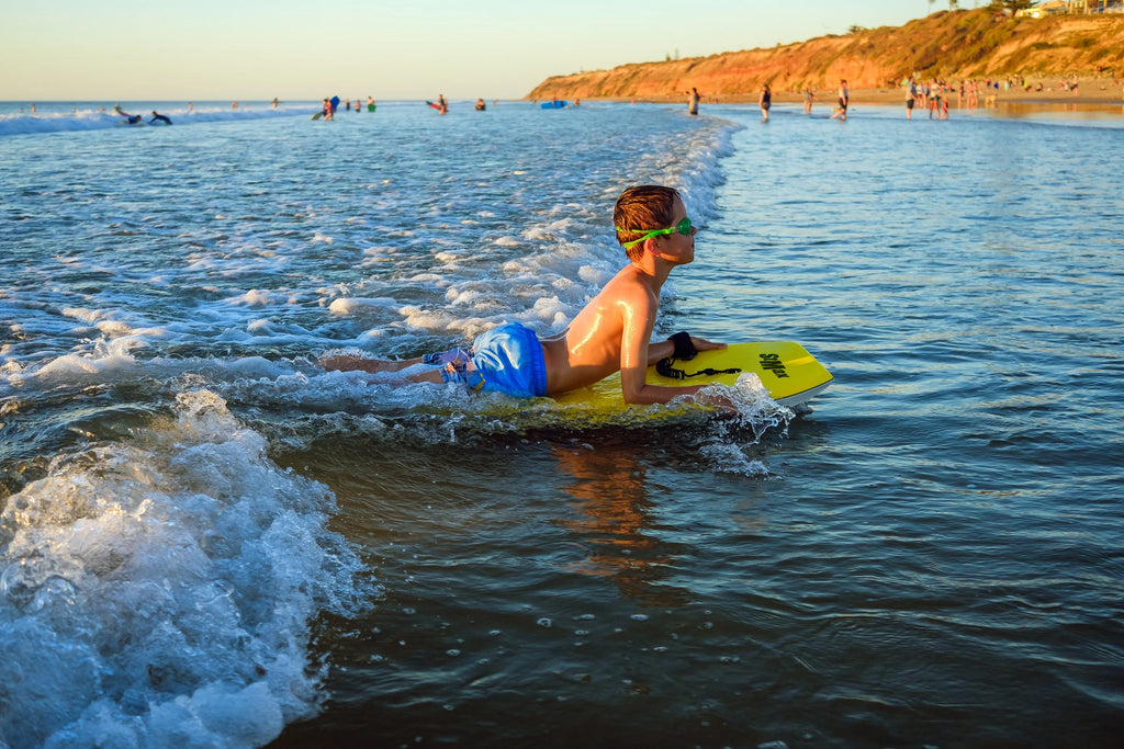 Green 38 Inch EPS Core Bodyboard with Wrist Leash H354