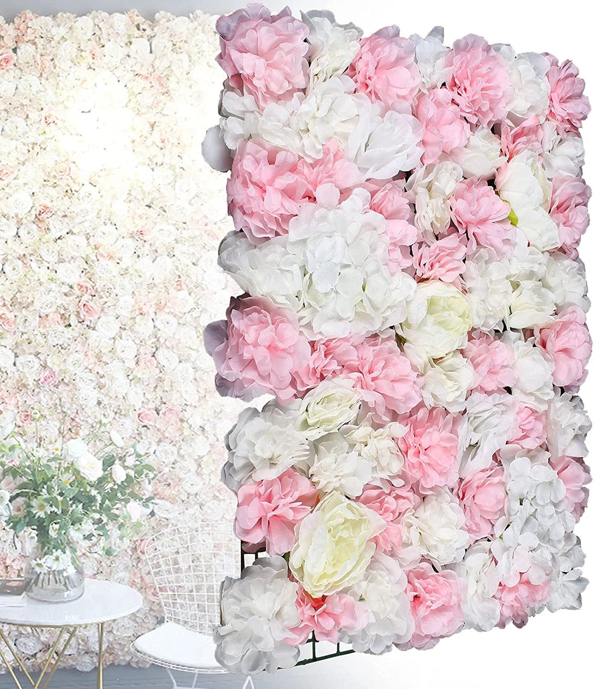 6Pcs Silk Artificial Flower Wall Panels M20013