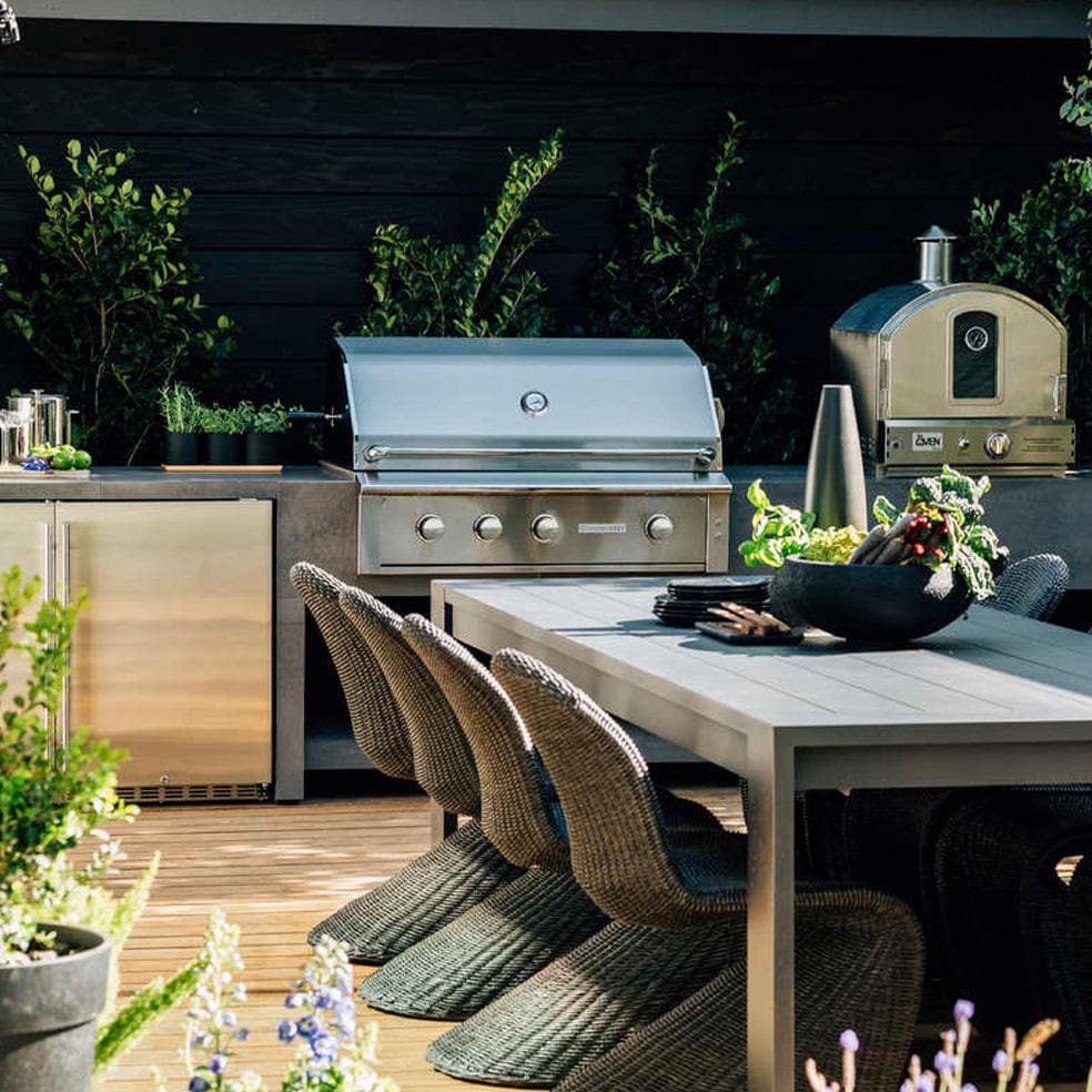 30-Inch 2-Burner Built-In Natural Gas Grill With Stainless Steel Burners & Rotisserie I65160