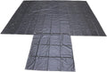 Black 14 Ounce Lumber Tarp with 8 Foot Drop and Flap P258