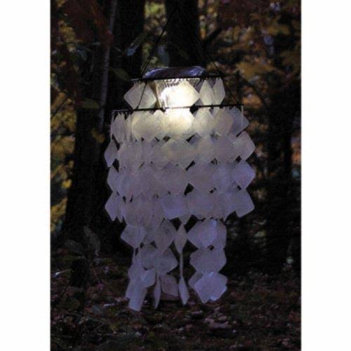 White Diamonds Capiz Solar Chime R625865