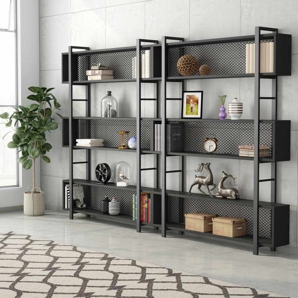 Black 5-Shelf Bookshelf I64125