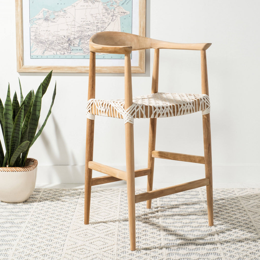 Natural / White Counter Stool K5605