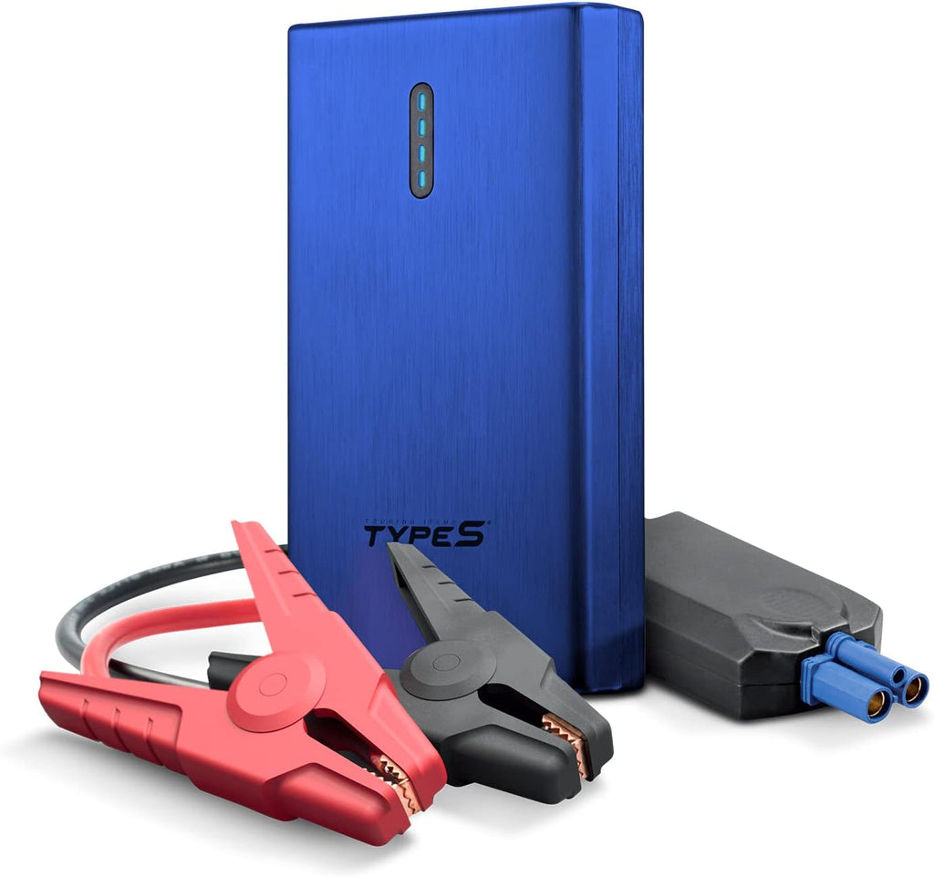 8000mAh Car Jump Start Portable Power Bank Titanium Pack of 2 R4861