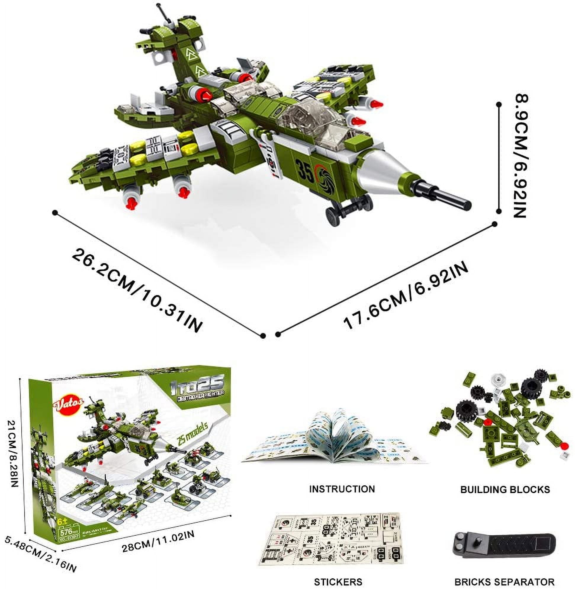 576 PCS 25-in-1 STEM Building Blocks Kits K345155