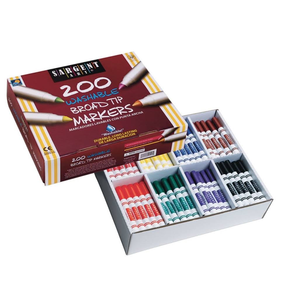 200 Count Washable Broad Tip M707671