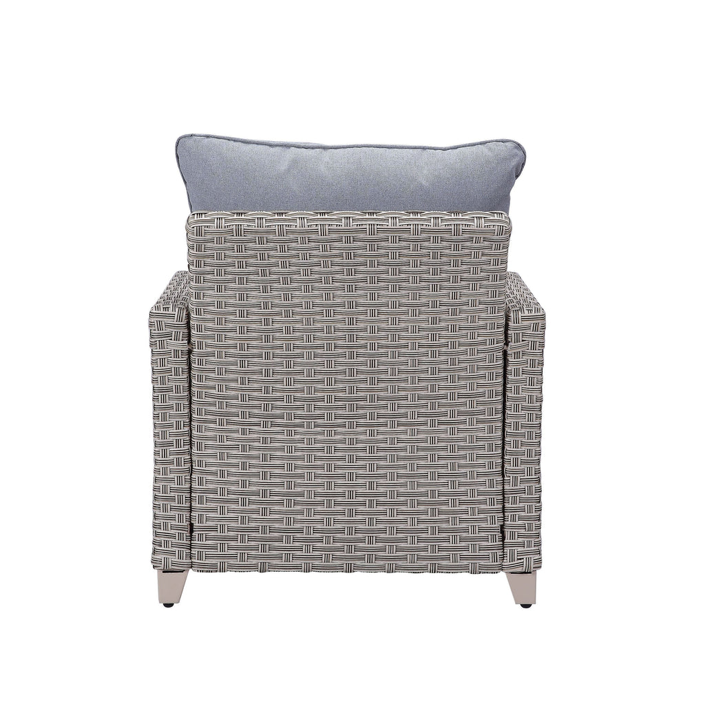 Gray Fabric Patio Sofa Set H4499