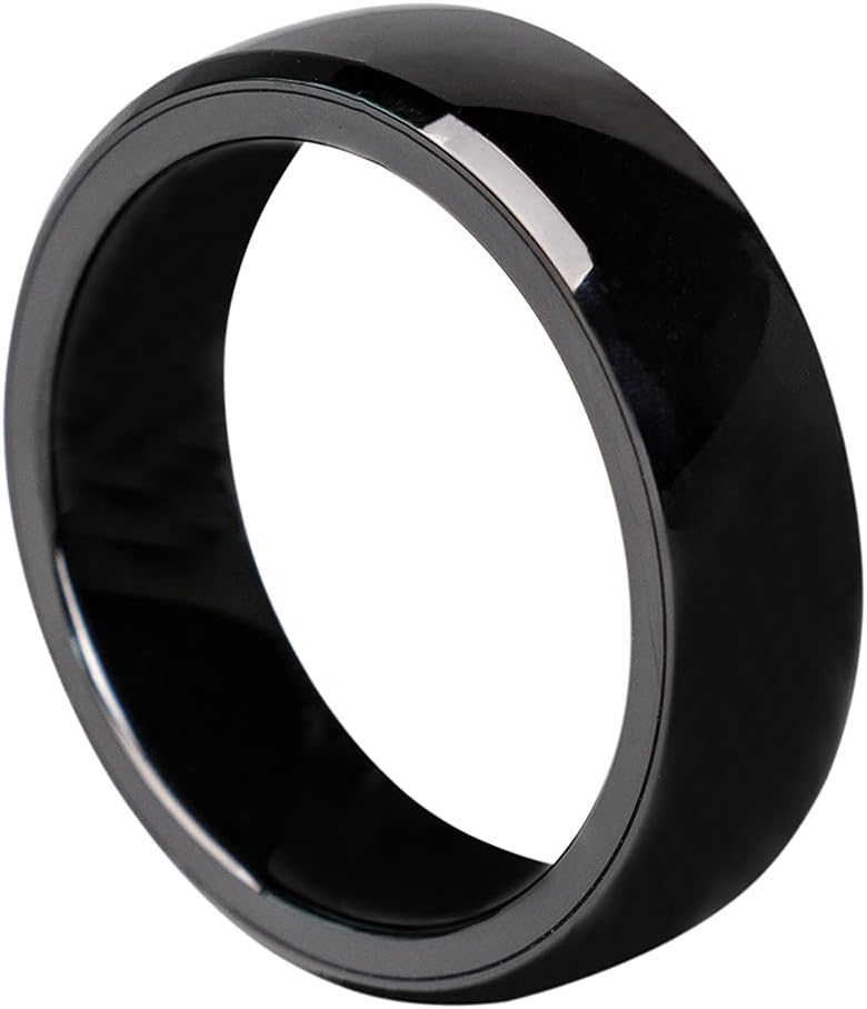 Black RFID NFC Ceramic Ring Key Accessory (22mm) H794