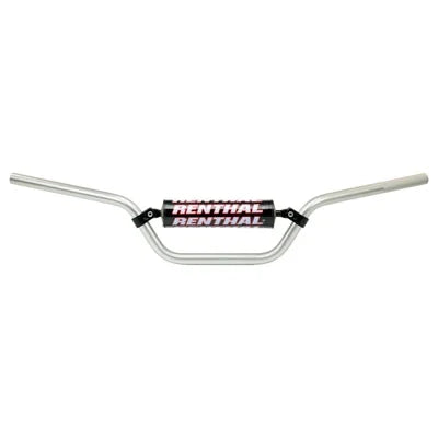 Aluminum 7/8" Handlebar CR High Bend Silver B18414