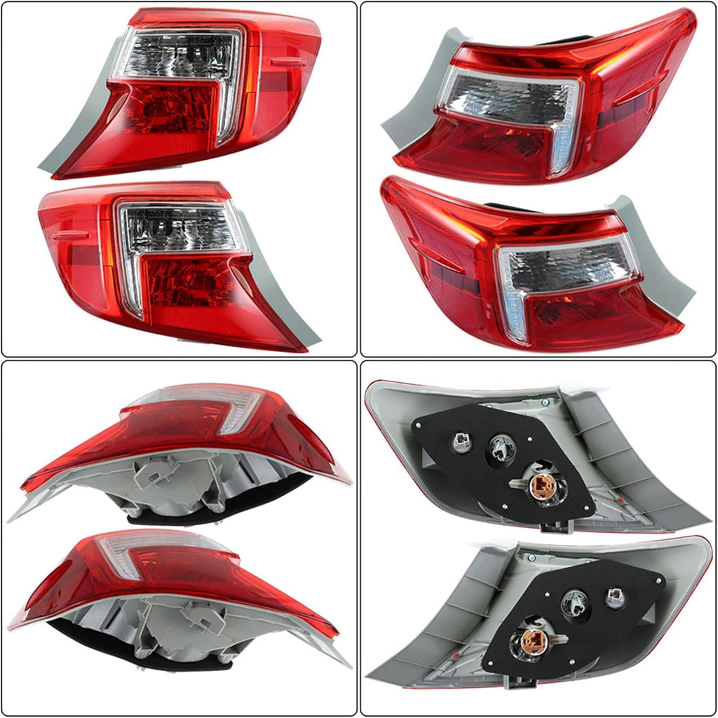 Halogen Rear Brake Tail Light Assembly Pack of 2 O7099