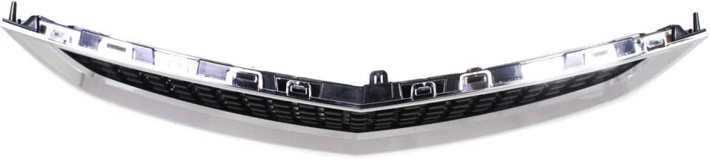 Chrome Shell Painted Black Insert Front Bumper Grille H83230