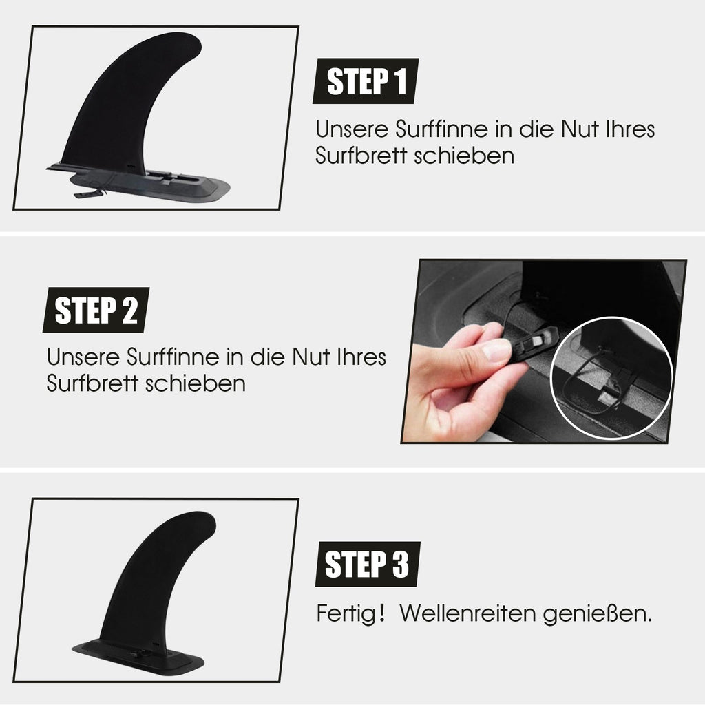 Detachable Single Fin for Longboard and Paddleboard R24177