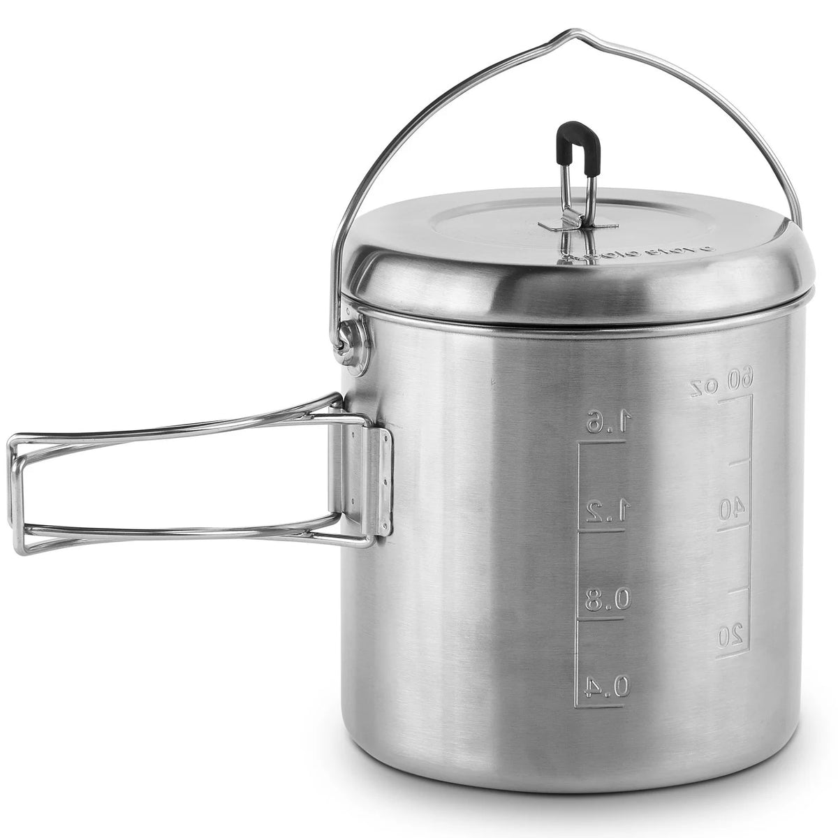 Stainless Steel 1800 Pot With Lid Q8041