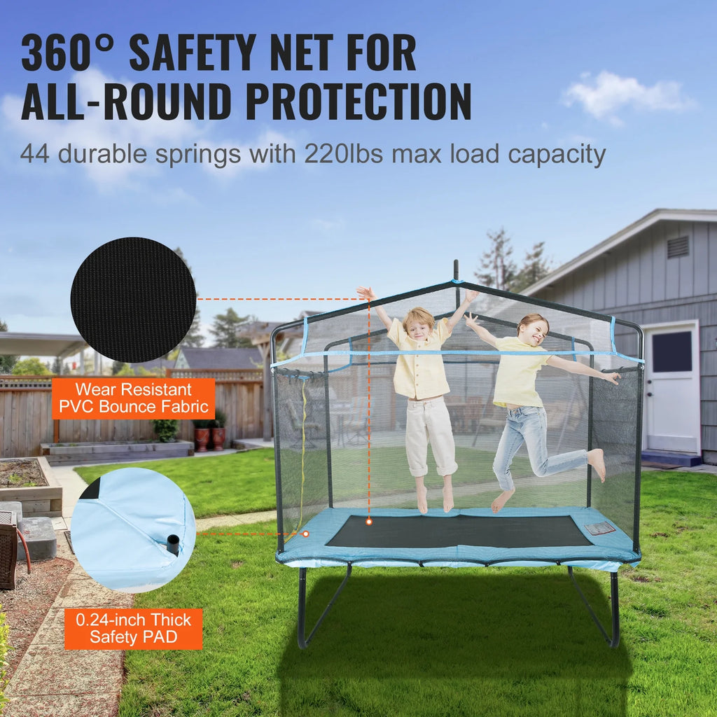 6FT Trampoline with Enclosure Net Q42614