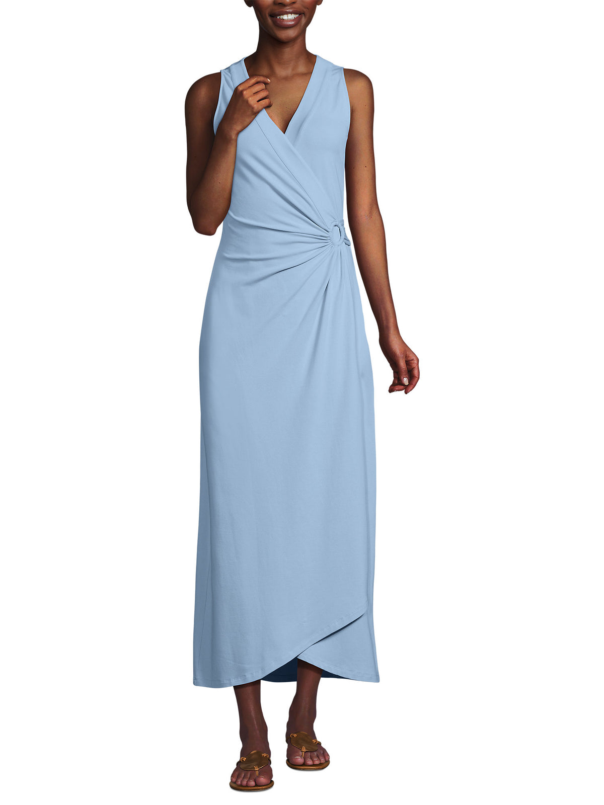 Tall Sleeveless Tulip Hem Maxi Dress A88103