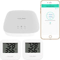 Smart Wireless Temperature / Humidity Sensor, 2 Pack Y3046