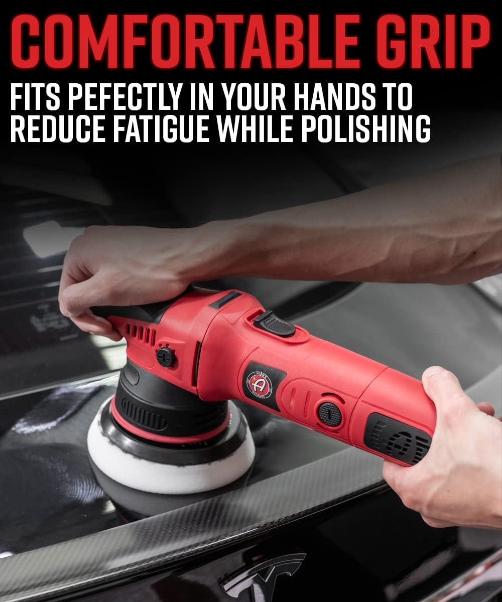 9mm Dual Action Car Polisher Polishing Kit with Polish, Compound & Pads J257