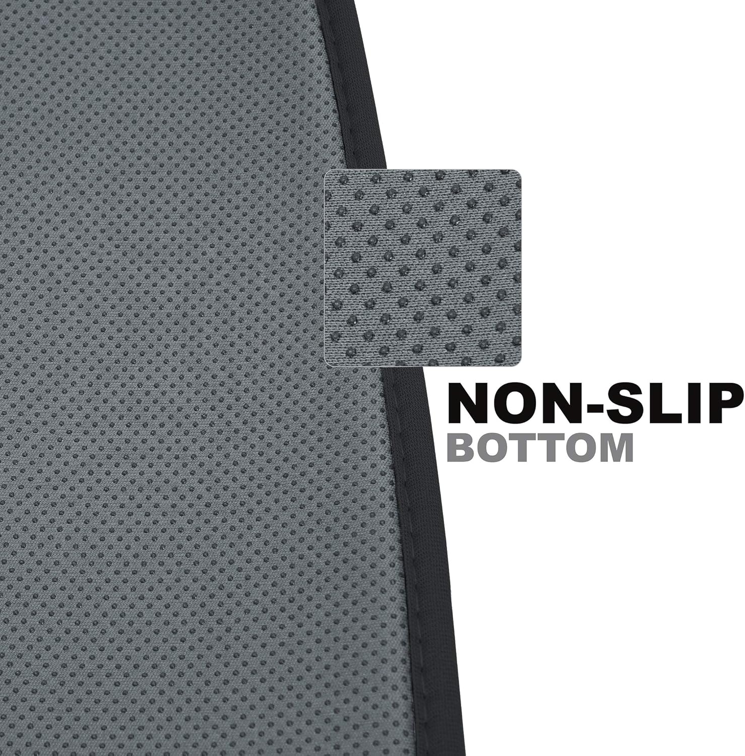Black and White Car Seat Cushion Cover for Front of 2 Seats I8847