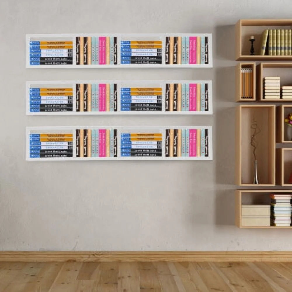 3 CD Disk Case Media Storage Shelf K629