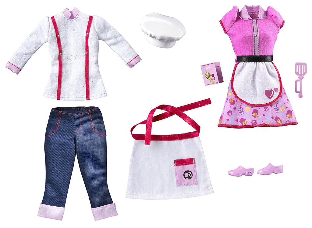 Chef & Waitress Doll Outfits Clothes & Accessories B807622