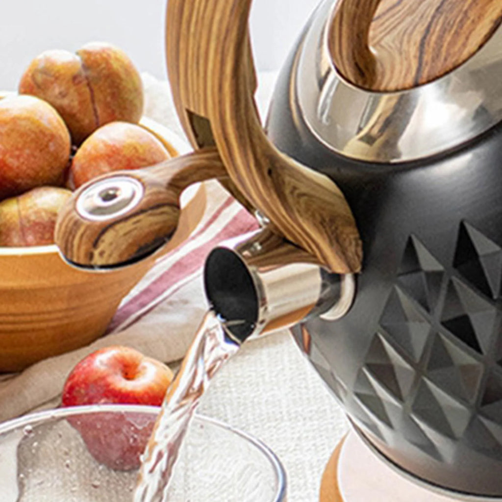 Black 3L Whistling Kettle L642299