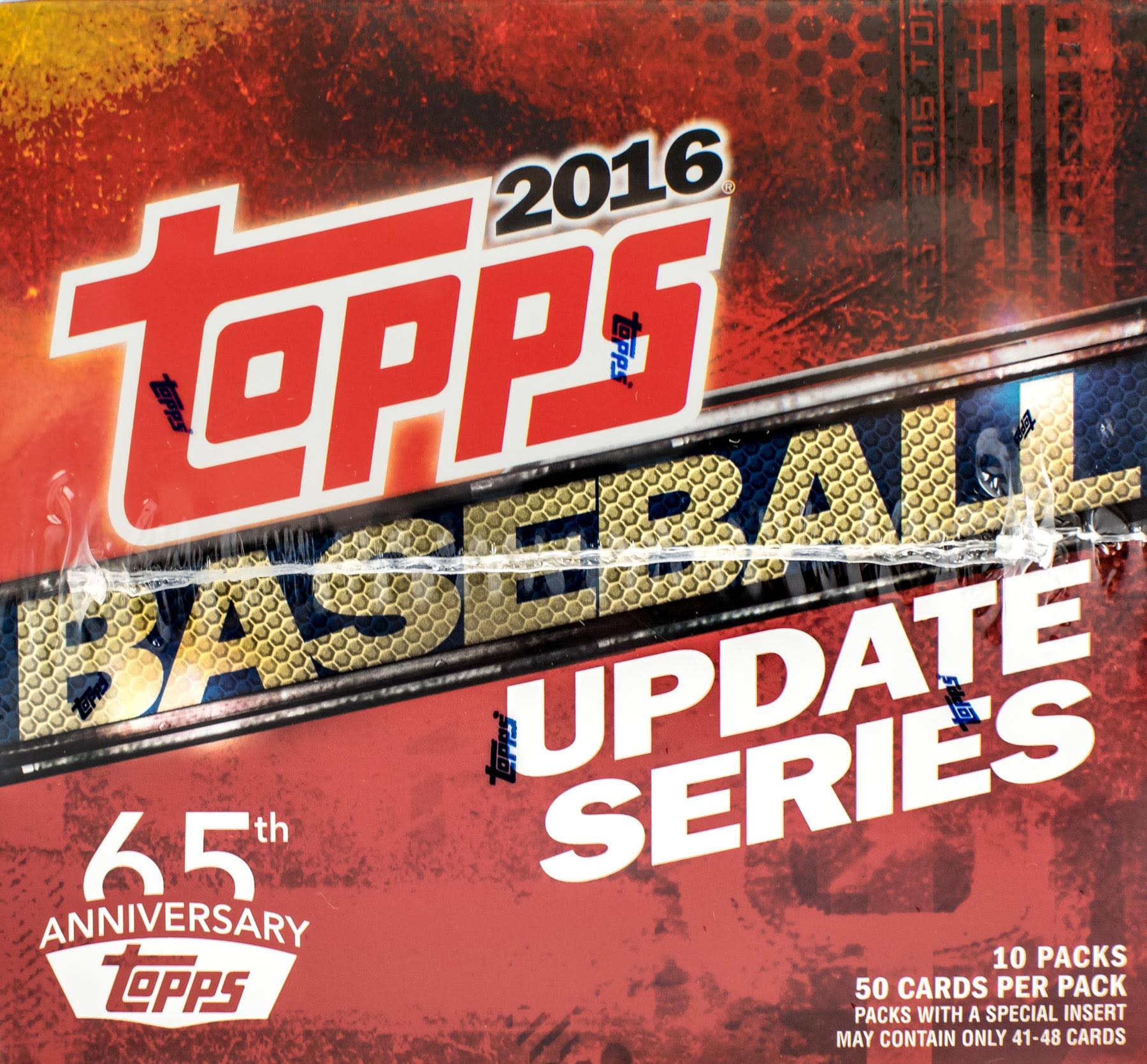2016 Topps Update Baseball Jumbo Box O423229