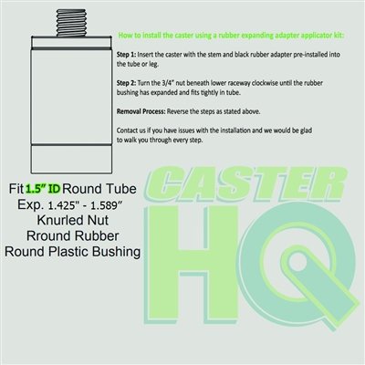 3 INCH Caster Wheel Set Total Locking Casters Z760778