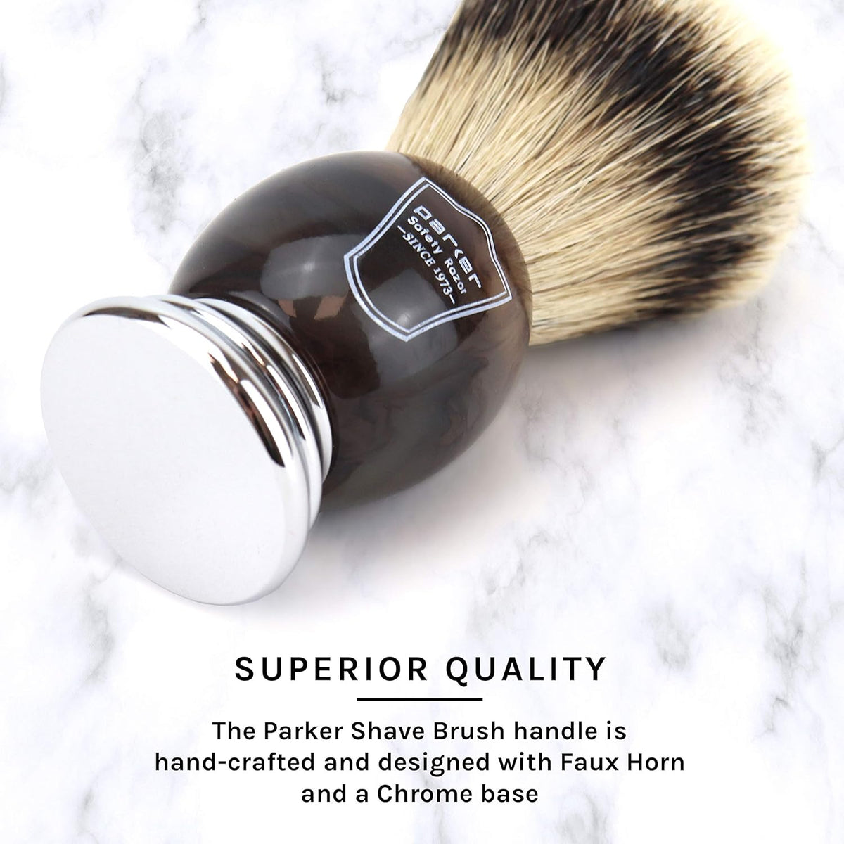 Silvertip Badger Shaving Brush with Stand, Pack of 2 G898007