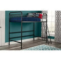 Black Twin Loft Bed Frame V992495