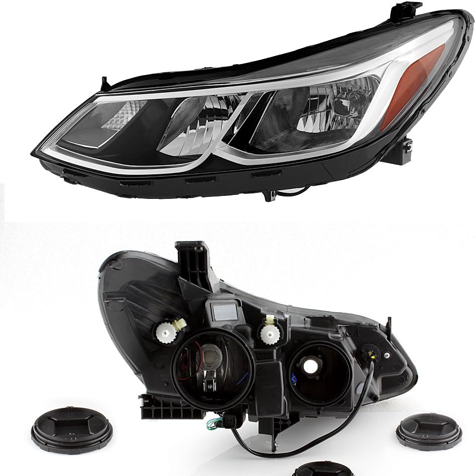 Headlight Driver Pair Left Passenger Side Replacement D67376