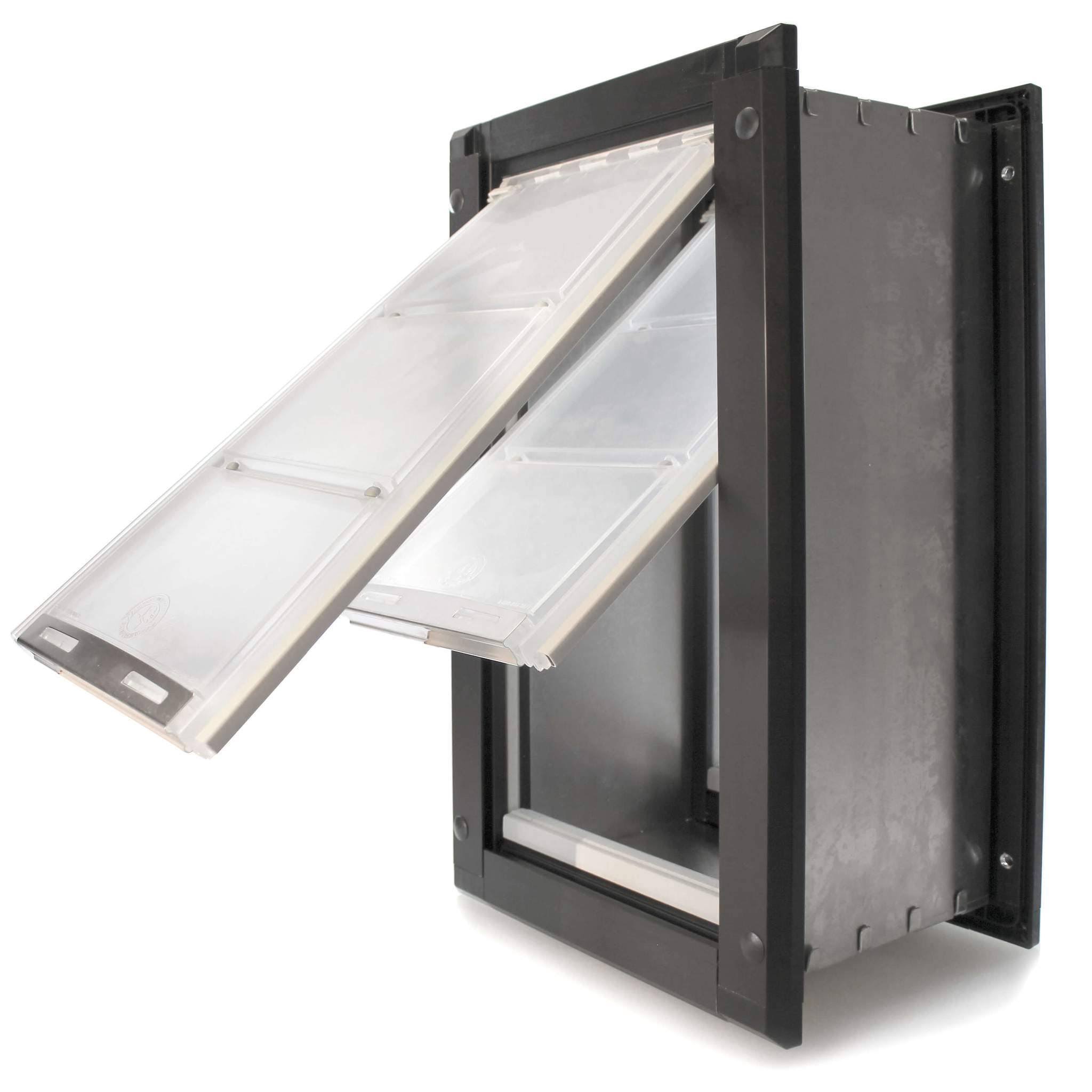 Black Wall Mount Pet Door N930