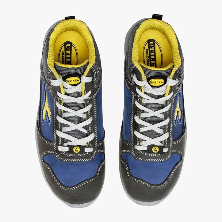 Gray Mid Safety Shoes L499