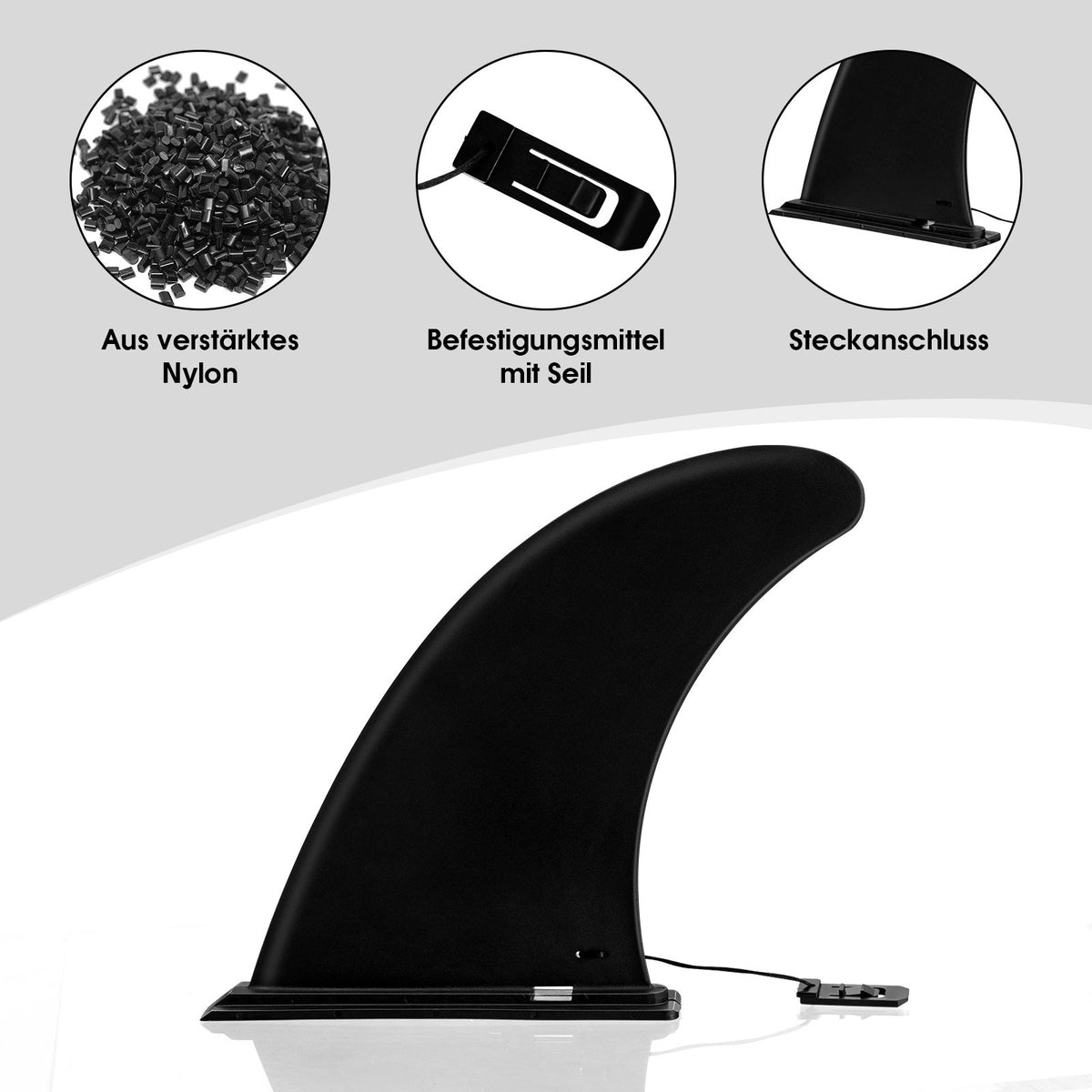 Detachable Single Fin for Longboard and Paddleboard R24177