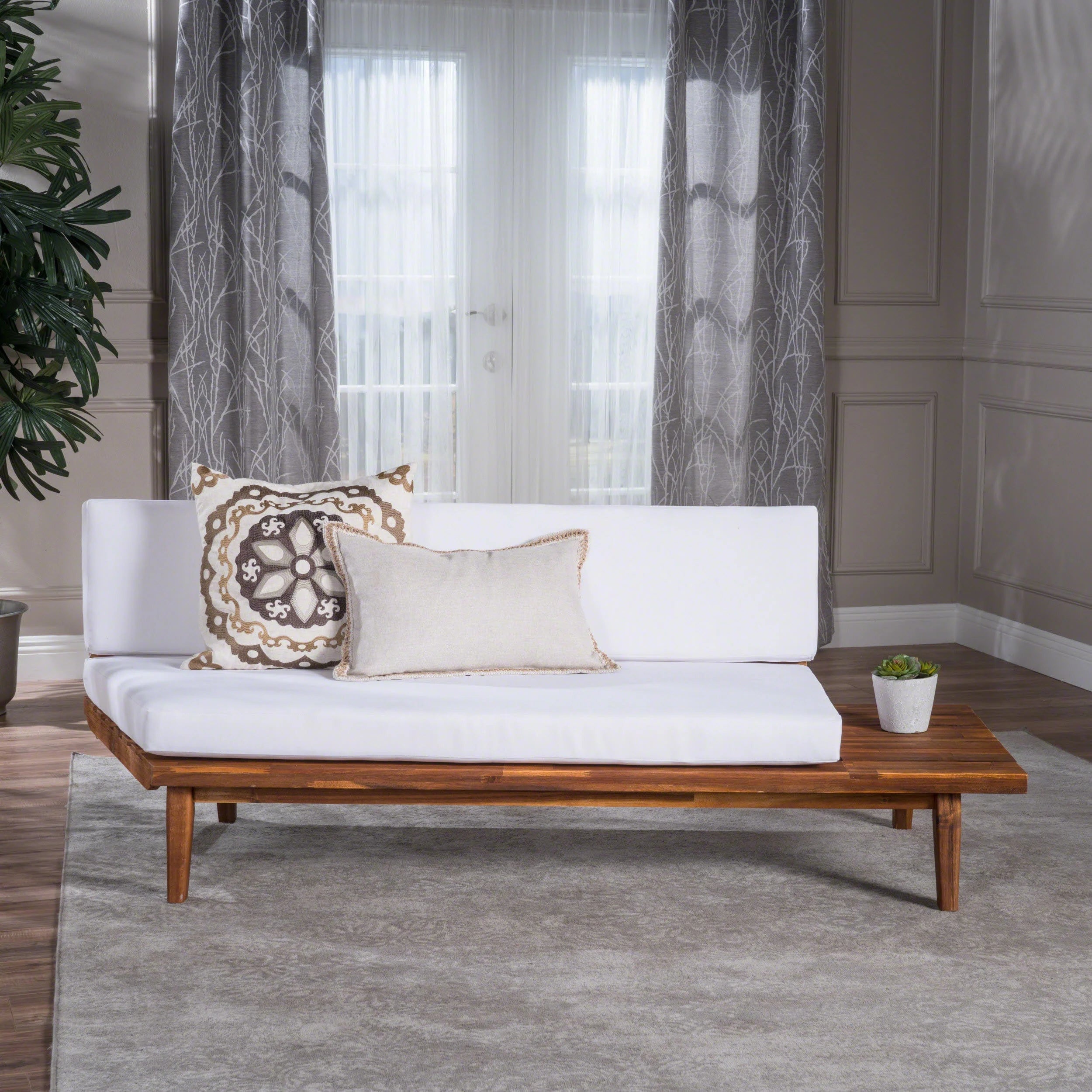 Acacia Wood Right Sided Sofa X8753